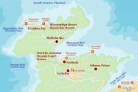 Карта курортов северной Мальты